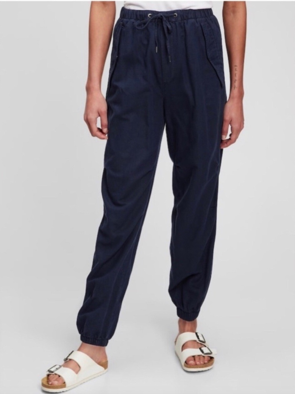 Gap Linen Cotton Utility Jogger Pants